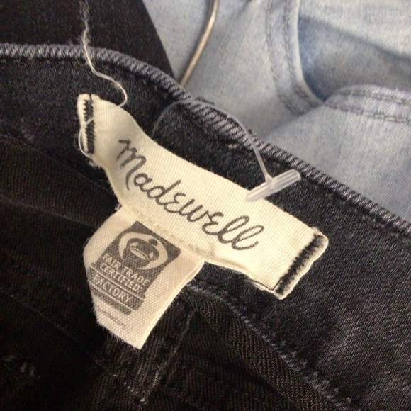 MADEWELL jeans women 26 black high rise - Picture 4 of 7